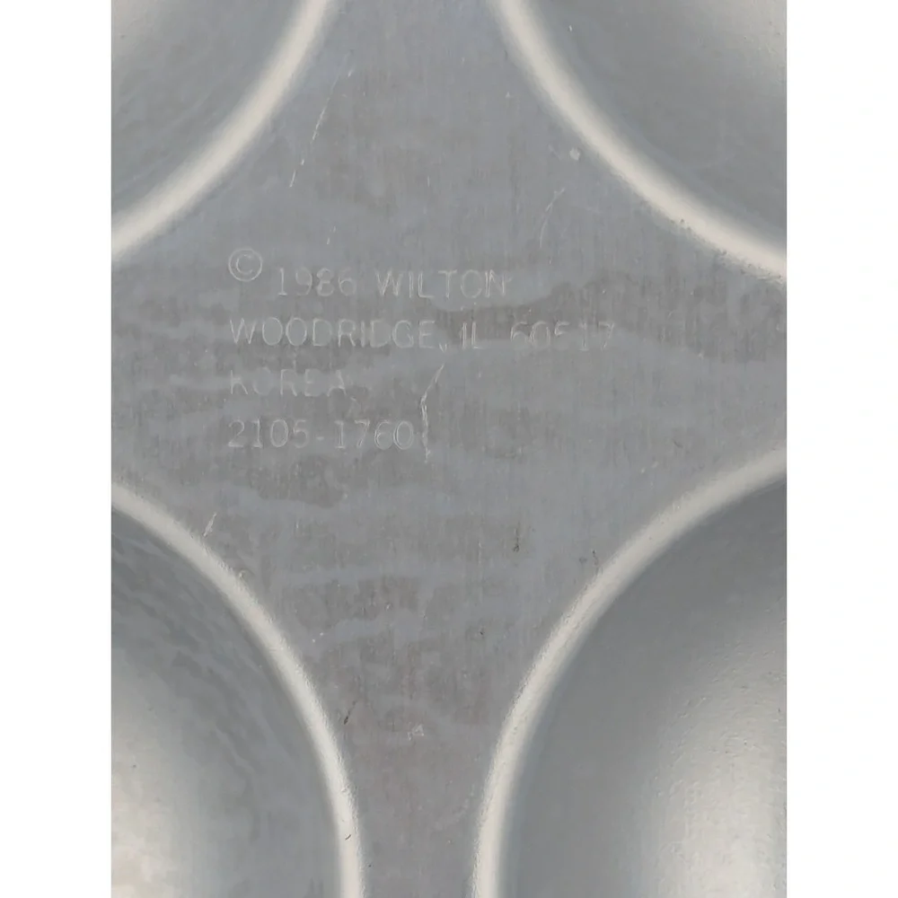 Vintage 1987 Wilton Mini Ball Cake Pan 2105-1760